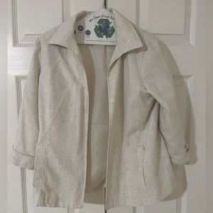 Beautiful open linen blazer
